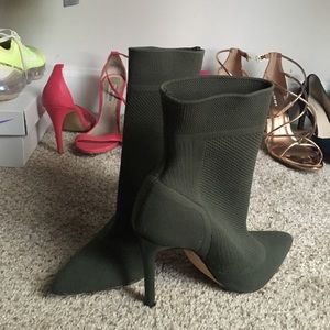 Olive Green Bootie